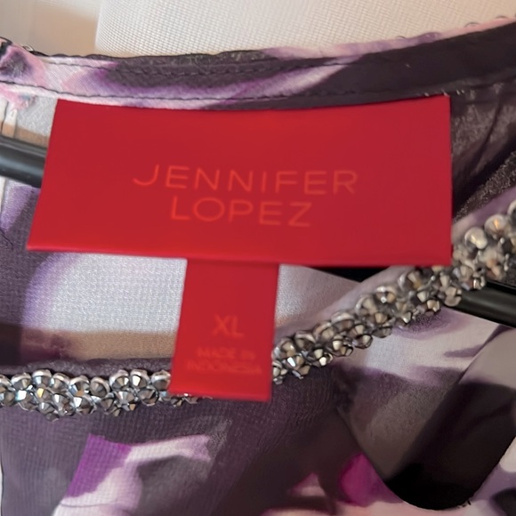 Jennifer Lopez Dramatic Romance Blouse XL - Picture 4 of 7
